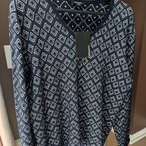 Olsen long sleeve sweater Navy 44 nwt